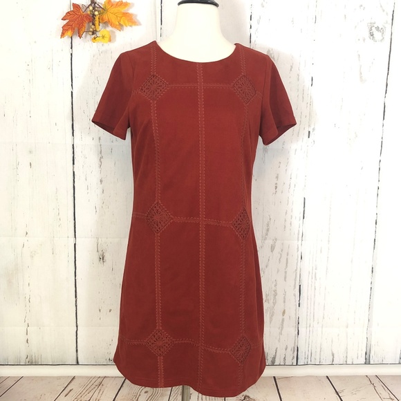 Skies Are Blue Stitch Fix Dresses & Skirts - Skies Are Blue Rust Color Stitch Fix Pull On Dress